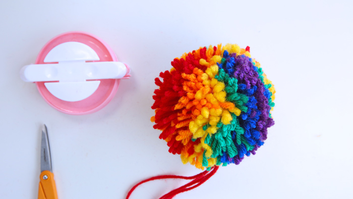 Colorful Decorations Made Up of Wool.