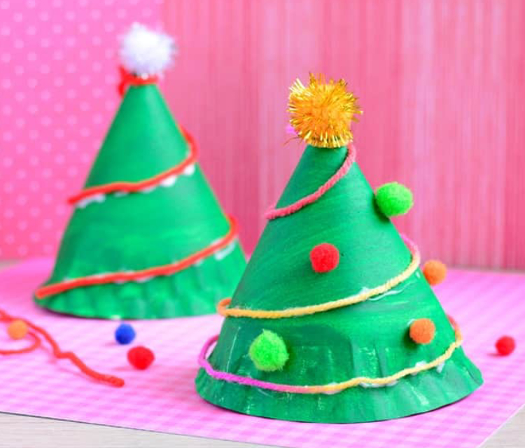 Cute Little Christmas Tree Crafts.