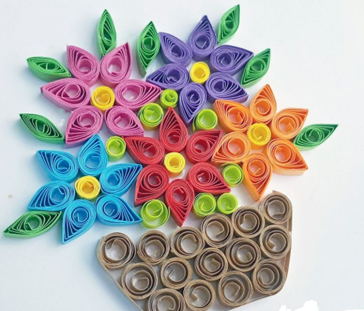 A Flower Basket - Craft Quilling