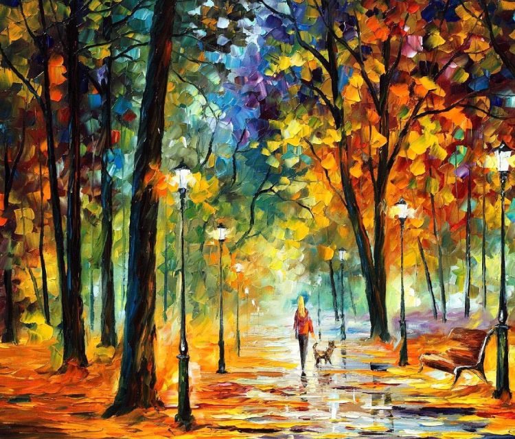 Nature Painting - A View Of Autumn Season