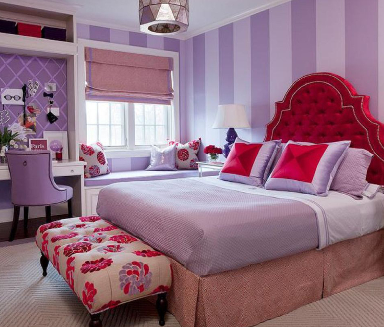 Painting Ideas for Bedroom with Pink Color